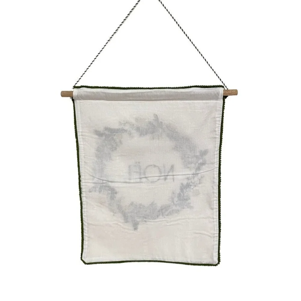 Target 'Noel' Embroidered Unframed Wall Hanging Cream Threshold™ 16